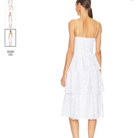 NEW Amanda Uprichard Rosalia Dress - Picture 4 of 6